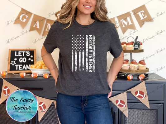 History Teacher Spirit Shirt - XS / Short - t-shirt