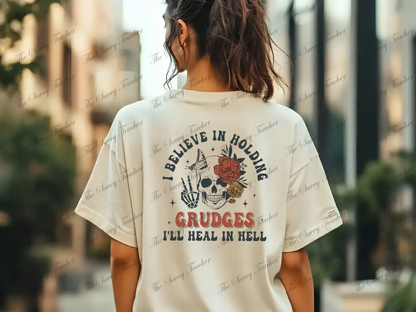 I Believe in Holding Grudges - XS - t-shirt