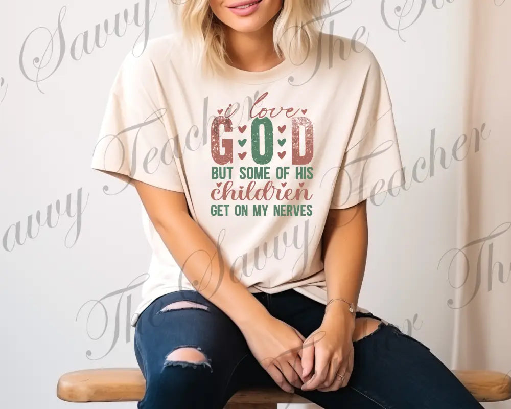 I Love God but Some of His People - XS - t-shirt
