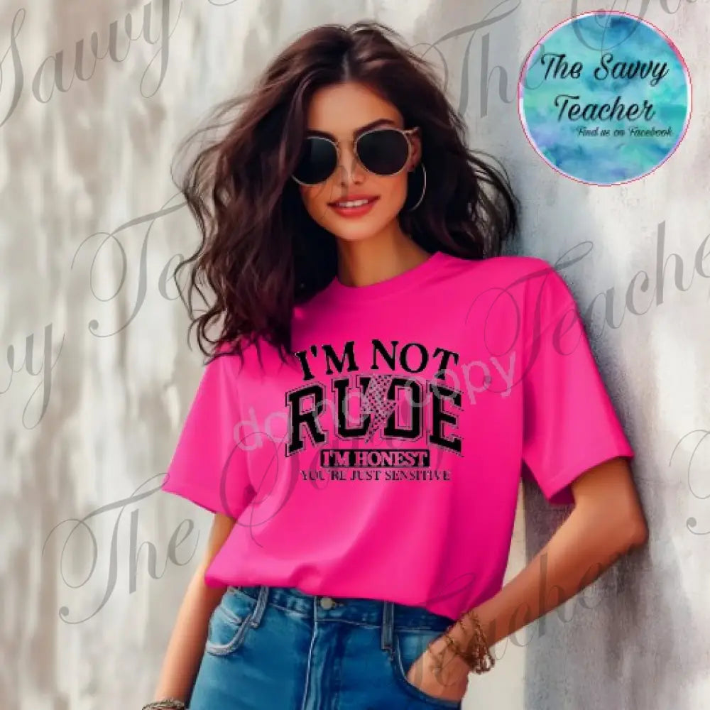 I’m Not Rude - small - t-shirt