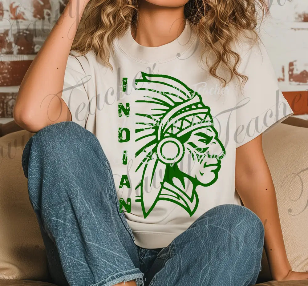 Indian Headdress Spirit Shirt - Small - spirit shirt