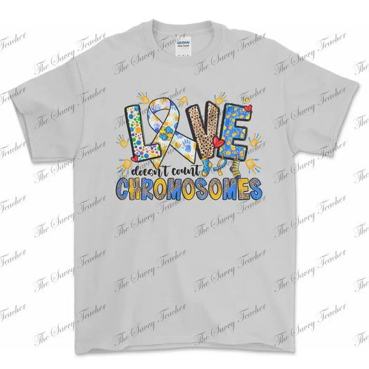 Love Doesn’t Count Chromosomes spirit shirt - Small - Shirts & Tops