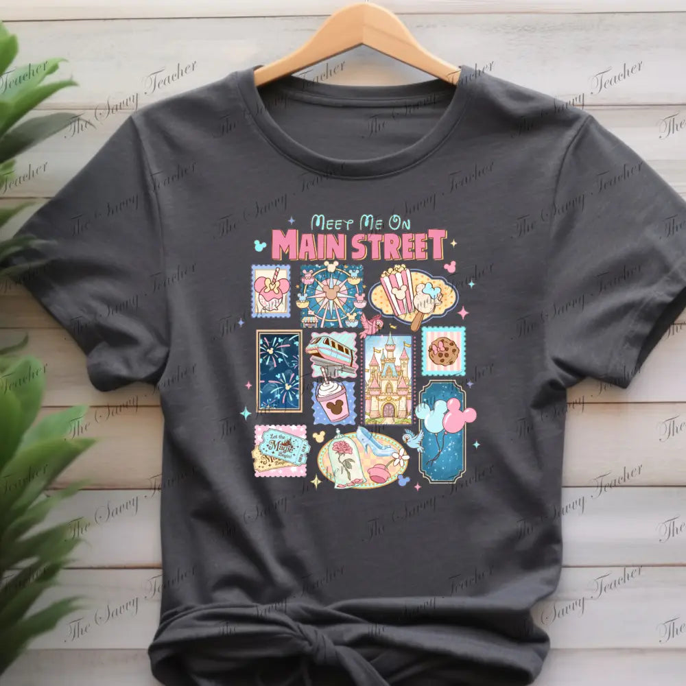 Meet Me On Main Street - Newborn - t-shirt