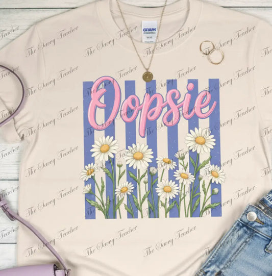Oopsie Daisy - small - t-shirt