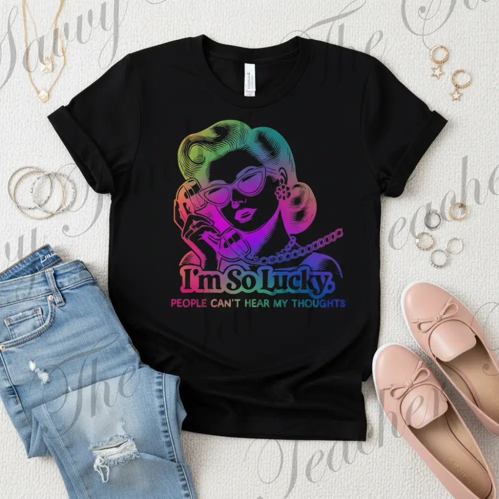 People Can’t Hear My Thoughts - small - t-shirt
