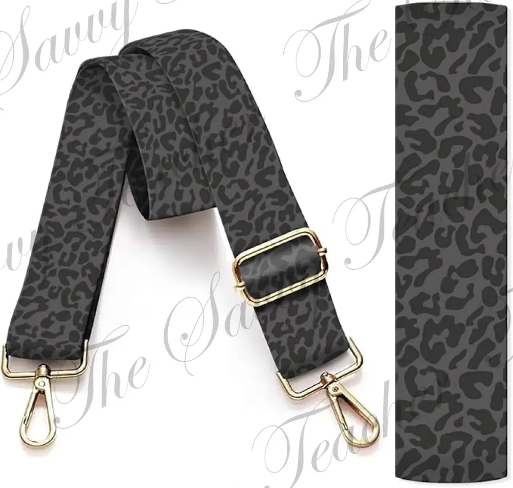 Phone Strap Black Leopard - Phone Strap
