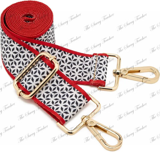 Phone Strap Flower Geometric Pattern - Phone Strap