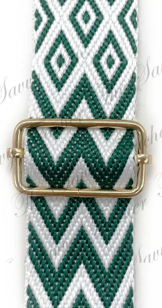 Phone Strap Green and White - Phone Strap