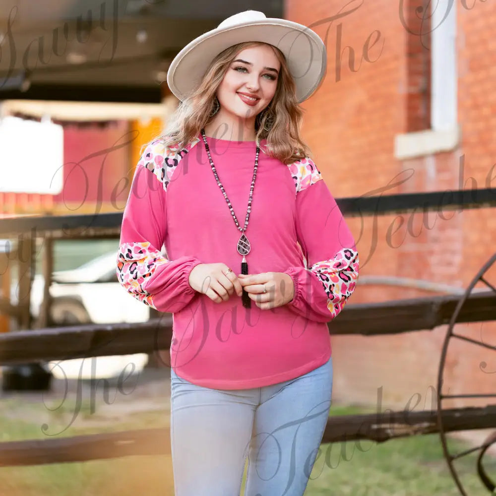Pink Cheetah - Shirts & Tops
