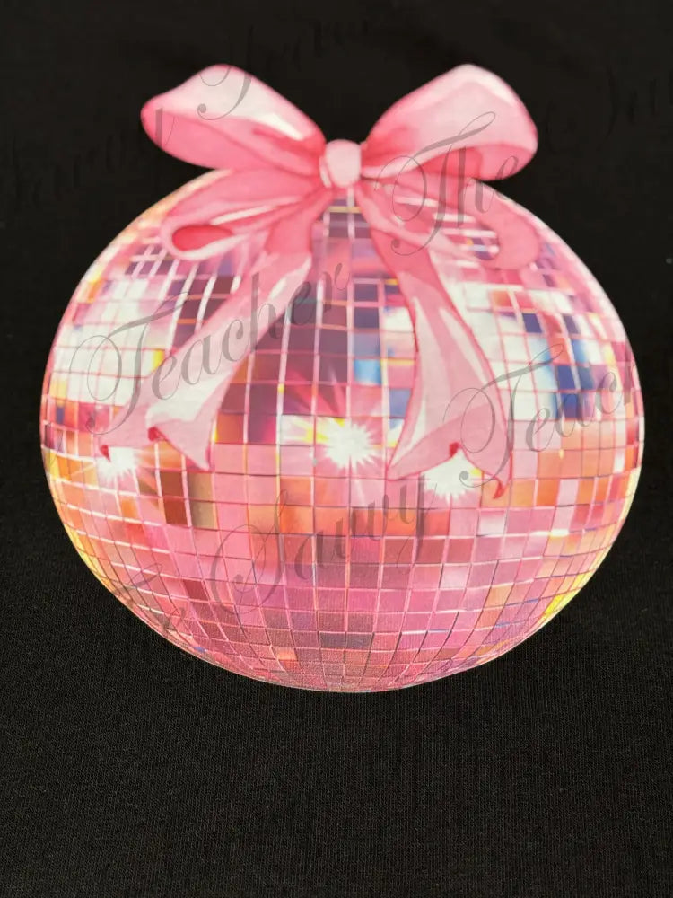 Pink Disco Ball - small - sweatshirt