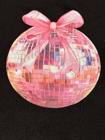 Pink Disco Ball - small - sweatshirt