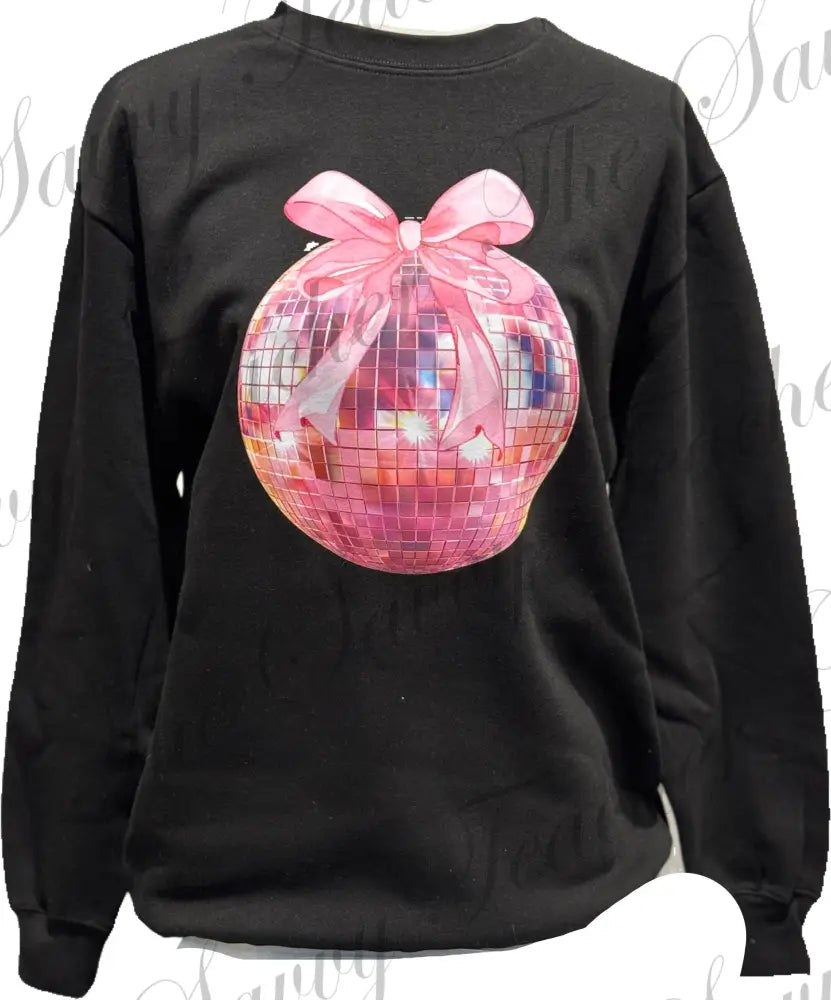 Pink Disco Ball - sweatshirt