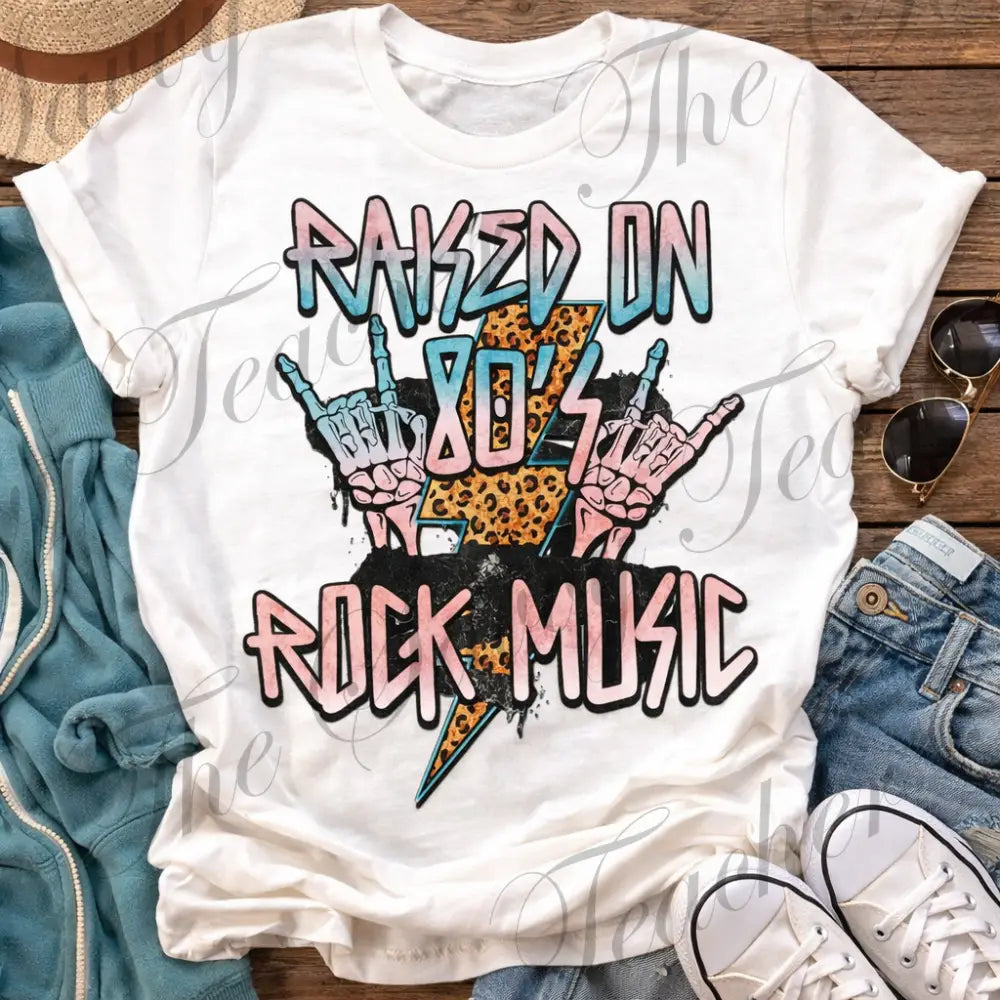Raised on 80.s Music - small - t-shirt