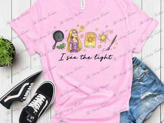 Rapunzel I am the Light - Newborn - t-shirt