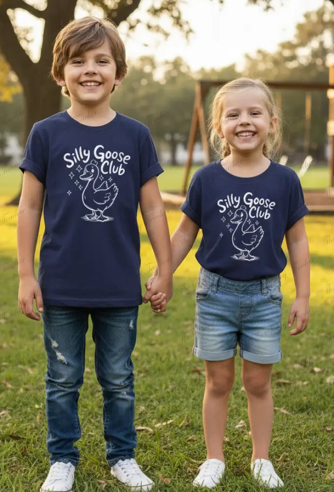 Silly Goose Club Kids - youth xs - t-shirt