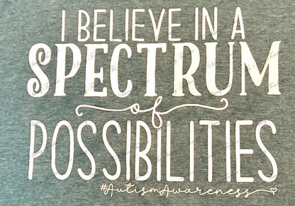 spectrum of possibilities - t-shirt
