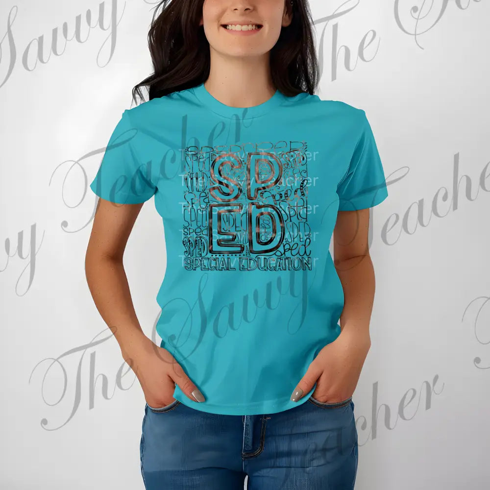 SPED Typeography Spirit Shirt - small - t-shirt