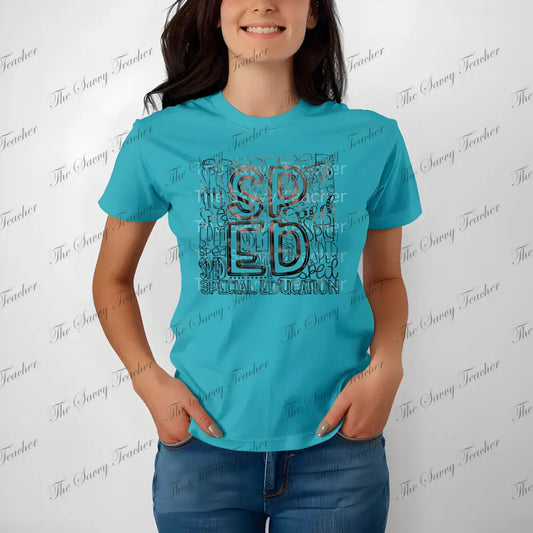 SPED Typeography Spirit Shirt - small - t-shirt