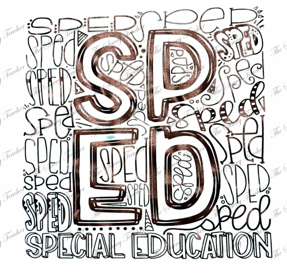 SPED Typeography Spirit Shirt - t-shirt