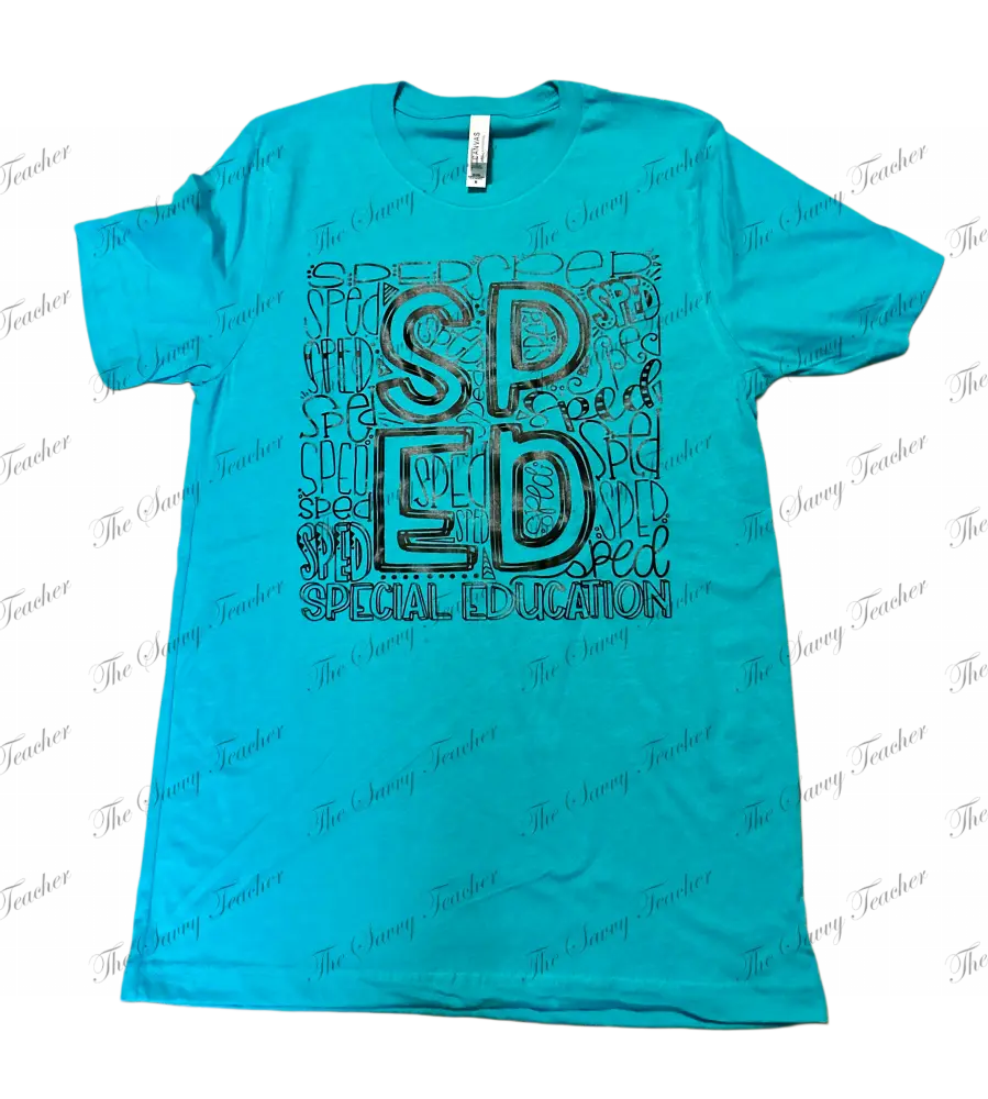SPED Typeography Spirit Shirt - t-shirt