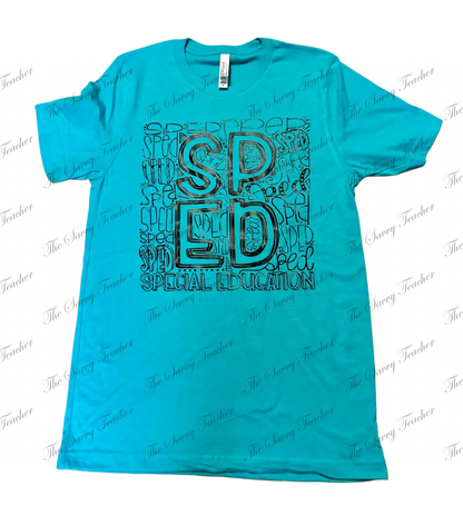 SPED Typeography Spirit Shirt - t-shirt