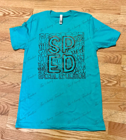 SPED Typeography Spirit Shirt - t-shirt