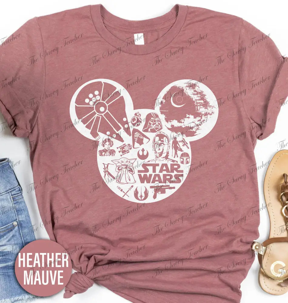 Star Wars Mickey Head - Newborn - t-shirt