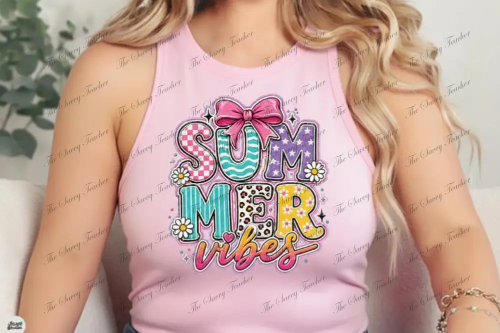Summer Vibes - small / tank - t-shirt