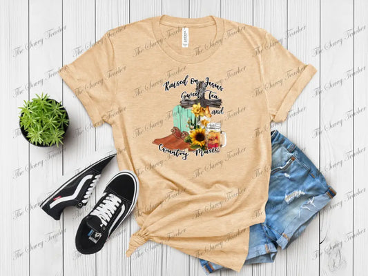 Sweet Tea and Jesus - small - t-shirt