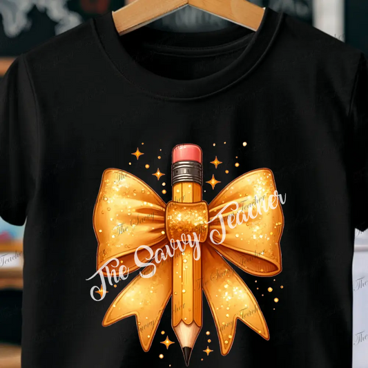 Teacher Bow Spirit Shirt - Small - t-shirt