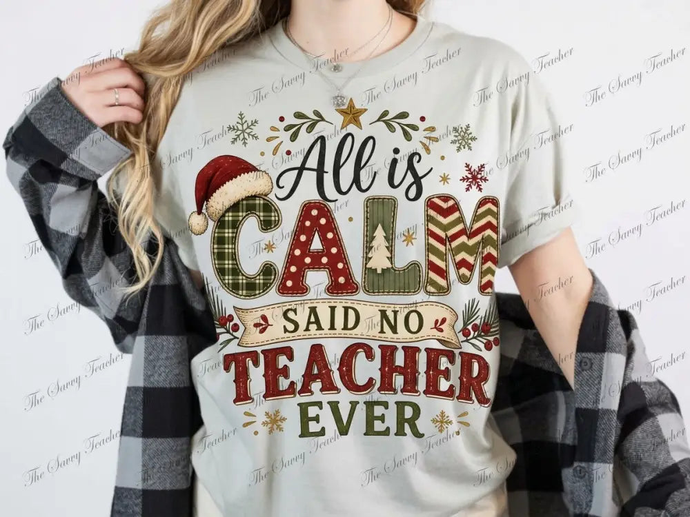 Teacher Christmas - Small - t-shirt
