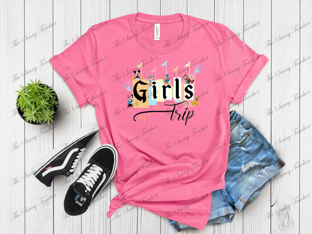Vintage Disney Girls Trip - t-shirt