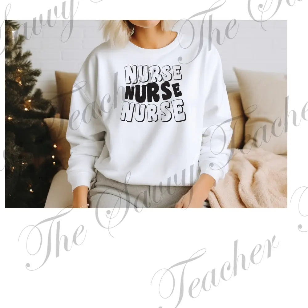 Wavy Nurse - Small - sweatshirt