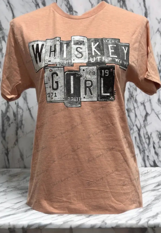 Whiskey Girl - small - t-shirt