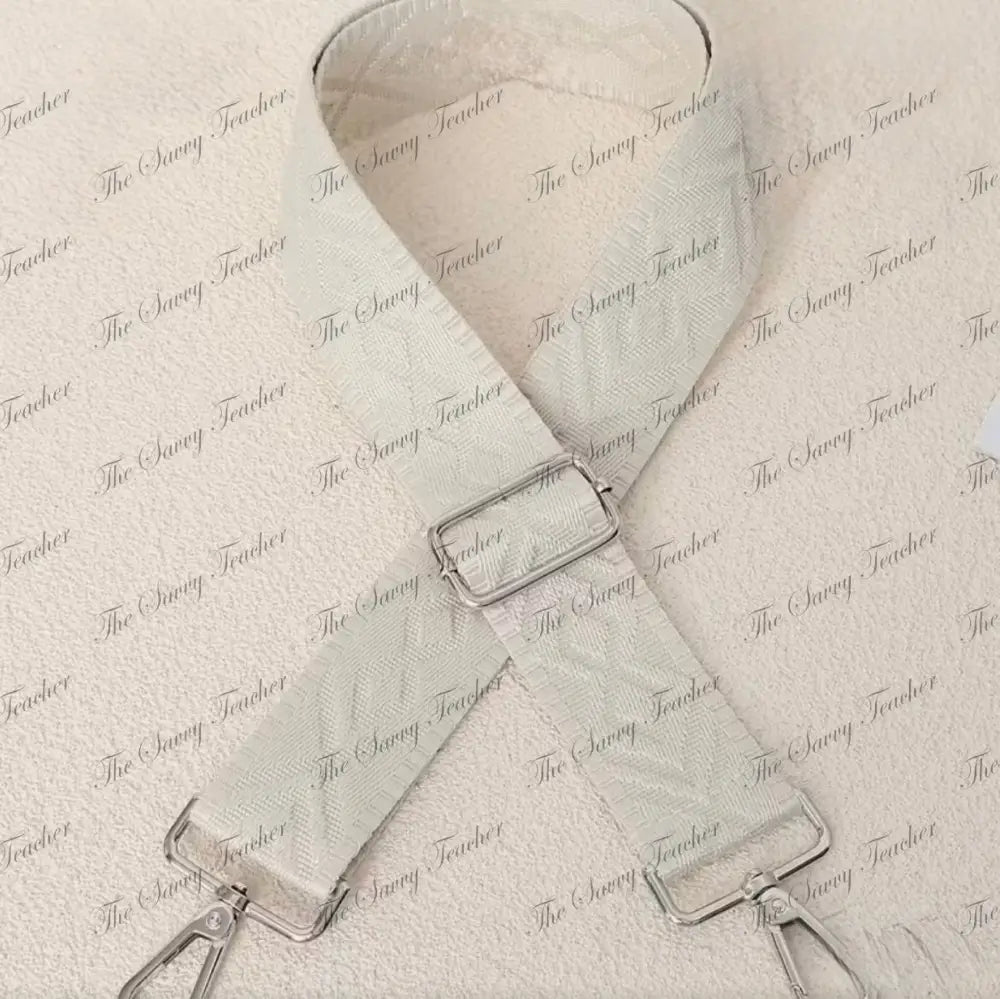 White geometric phonestrap - Phone Strap