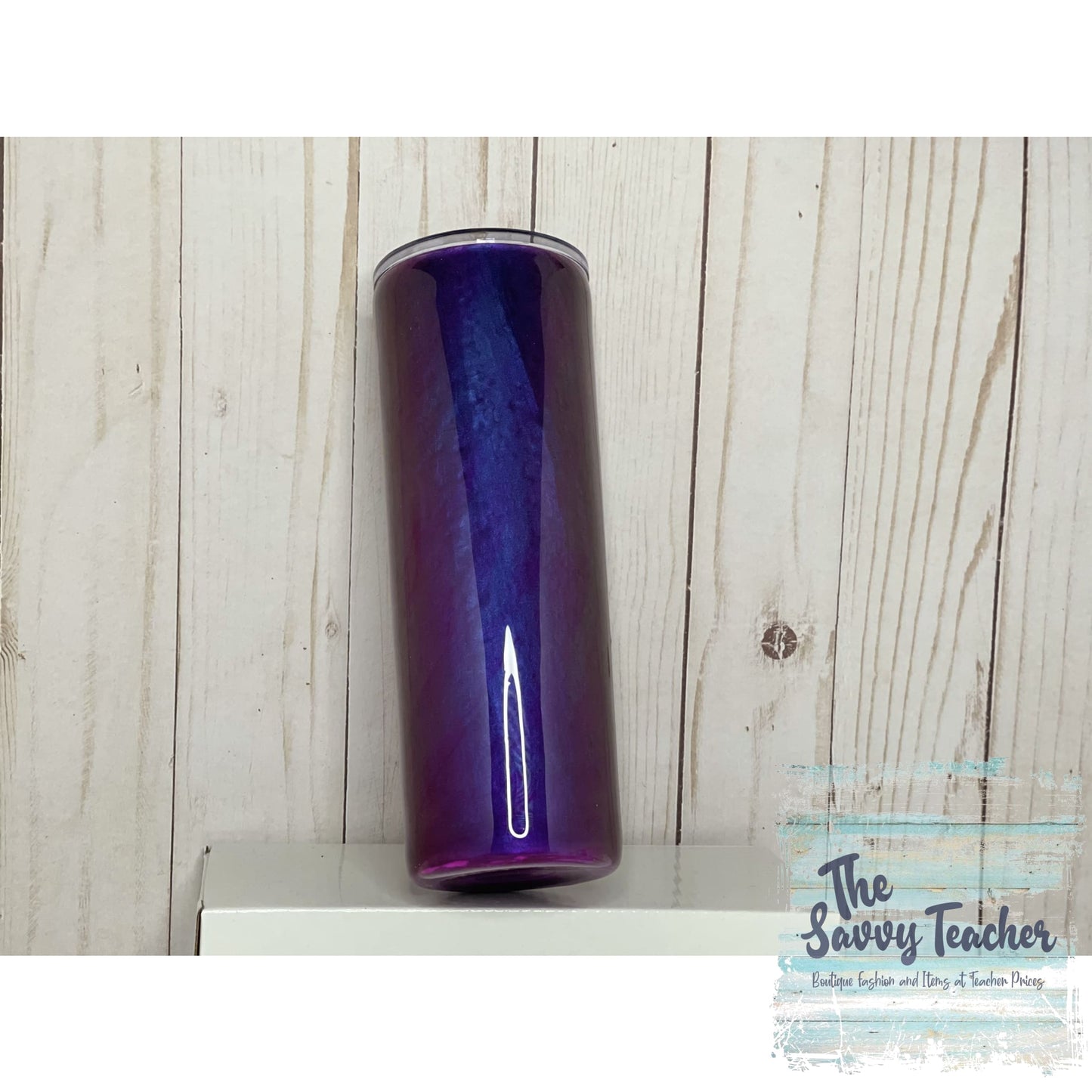 Blue to Purple Color Shift Hidden Texture 20oz Tumbler - 