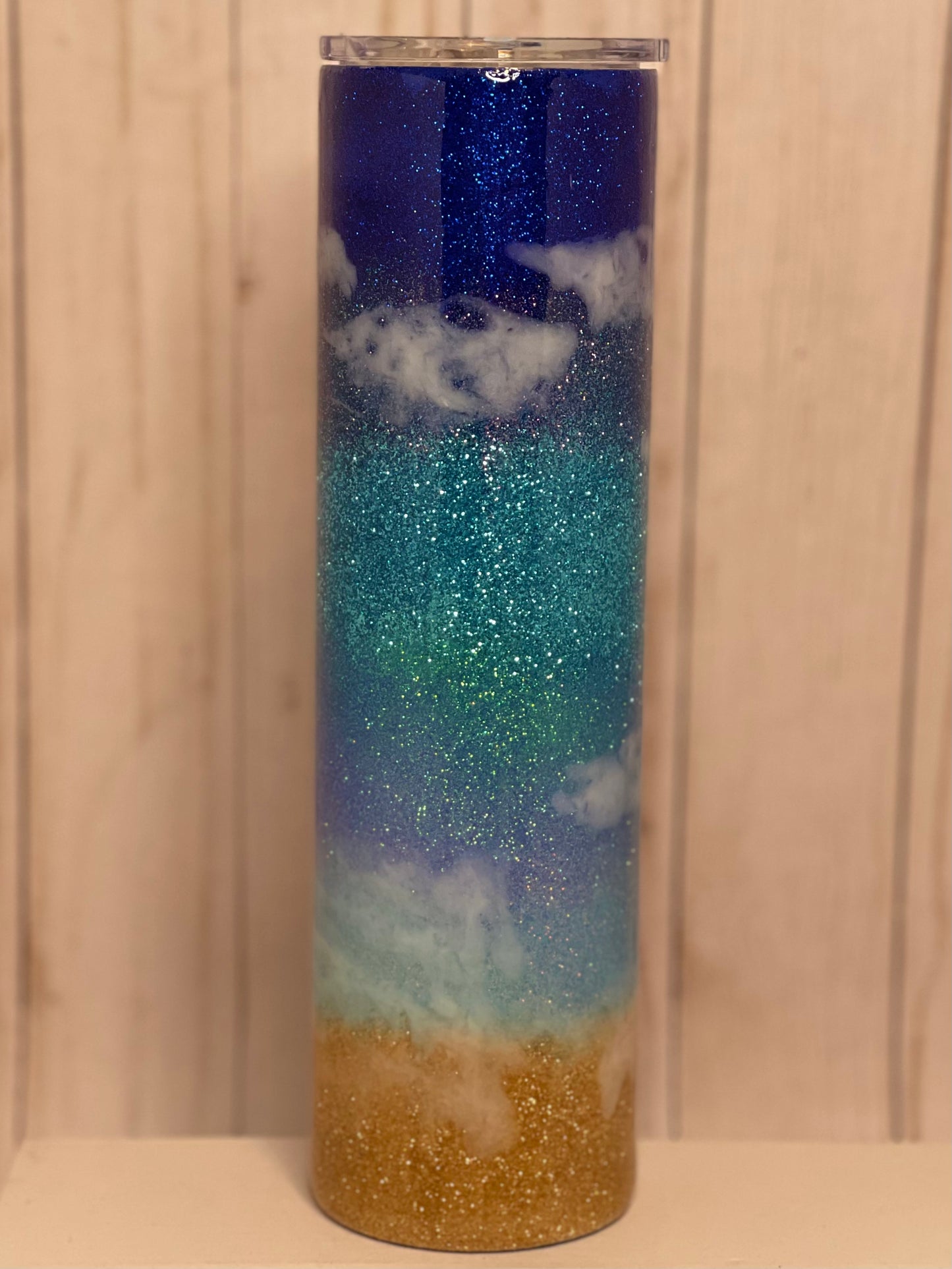 30 oz Beach inspired tumbler