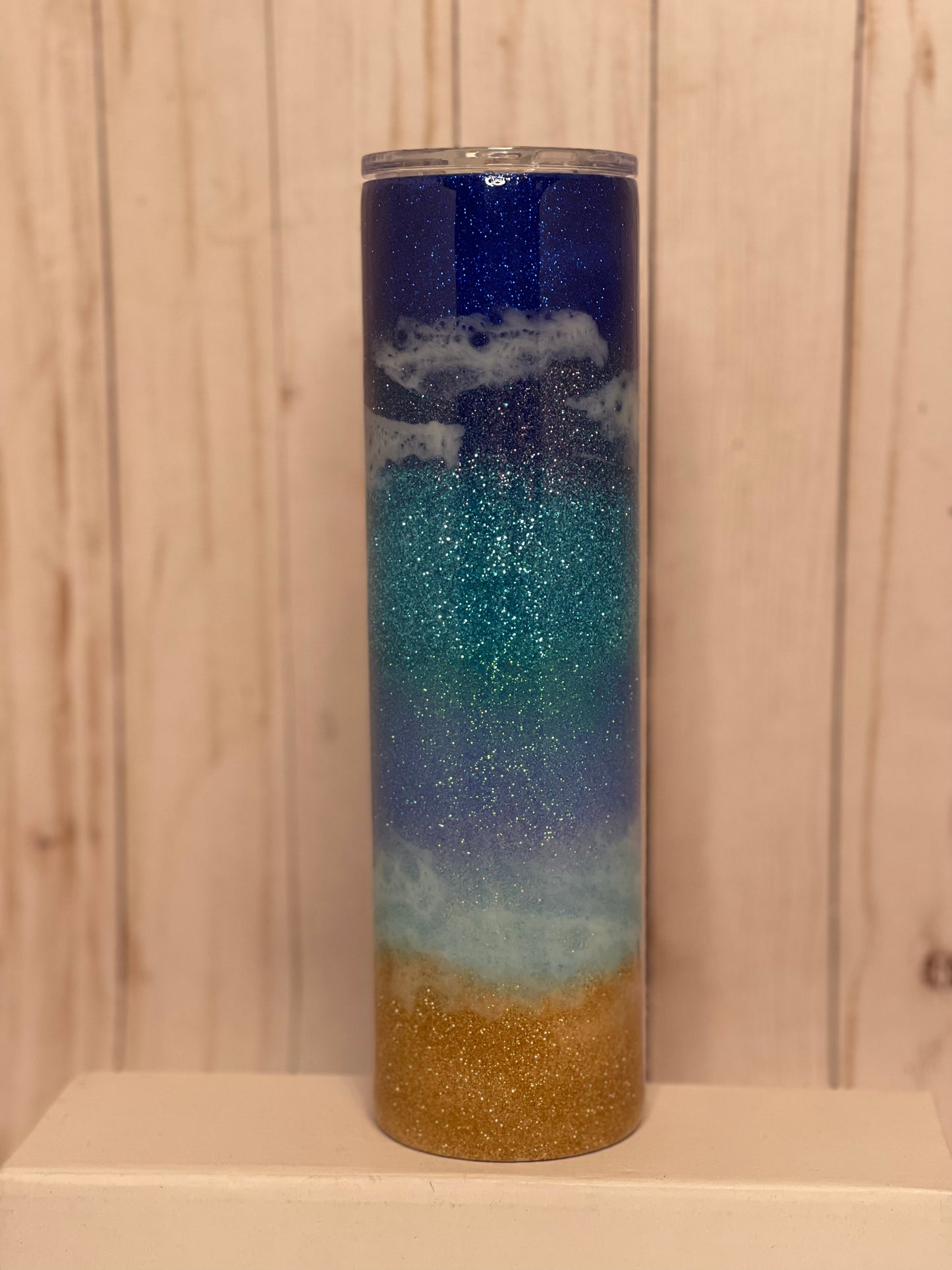 30 oz Beach inspired tumbler